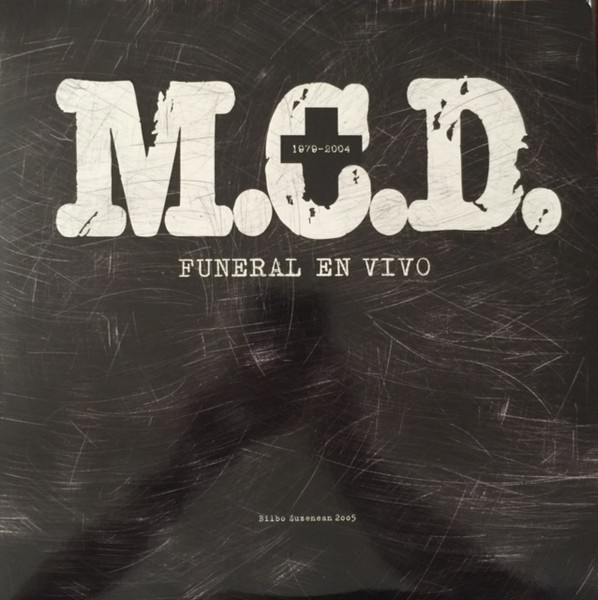[DD-LP0800] M.C.D. / FUNERAL EN VIVO (1979-2004) 2 LP+ CD