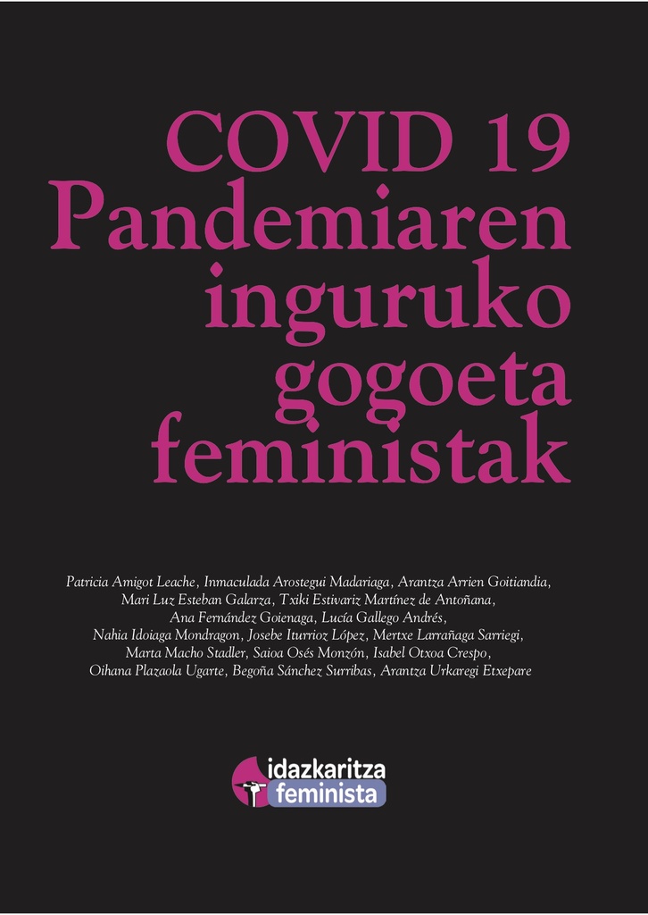[9788412056785] Covid-19: pandemiaren inguruko gogoeta feministak - reflexiones feministas sobre la pandemia