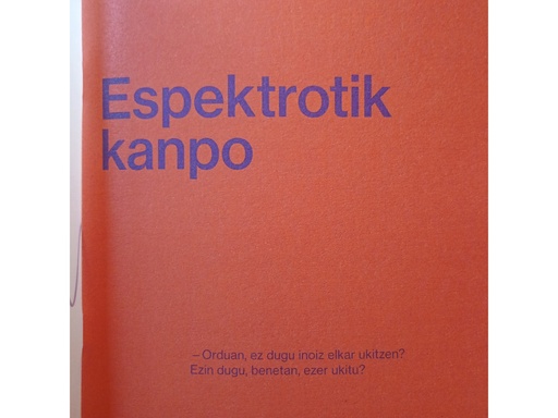 [DD-LX3438] Espektrotik kanpo